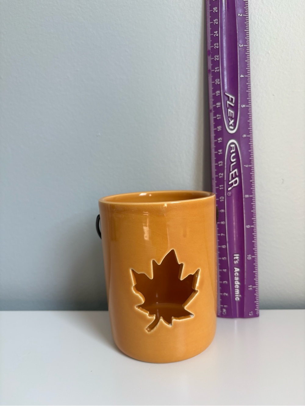 Fall Ceramic Maple Leaf Candle Holder 🍁